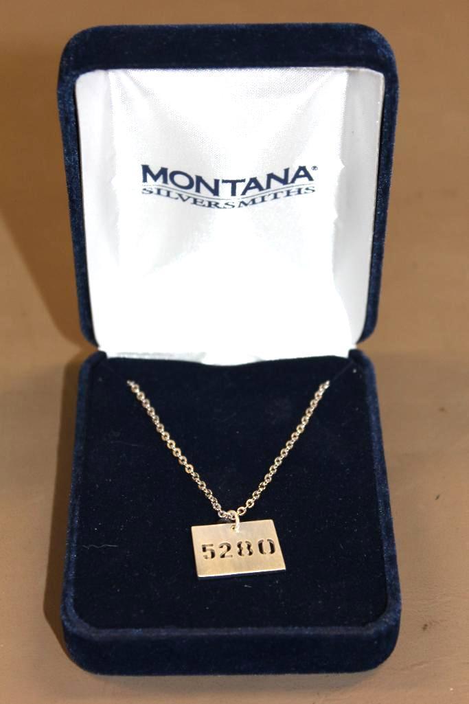 5280 Colorado Pendant and Chain by Montana Silversmiths