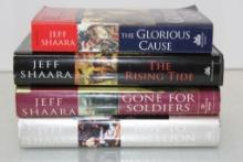 Four Historical Fiction Books Signed by Author, Jeff Shaara