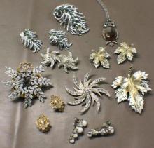 Collection of Large Quality Costume Jewelry by Sarah Cov and More