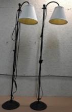 Pair of 5' Floor Lamps