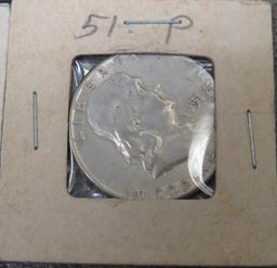 US Franklin Half Dollar Silver Coins