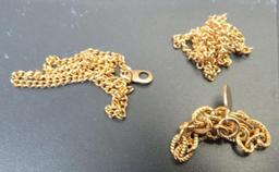Gold Necklace Pieces