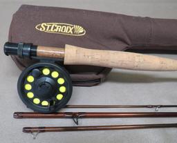 St Croix Imperial 4 Piece Fly Rod with Reel