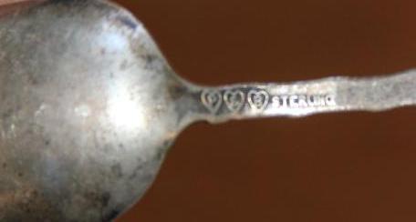 Sterling Souvenir Spoons and Cocktail Fork