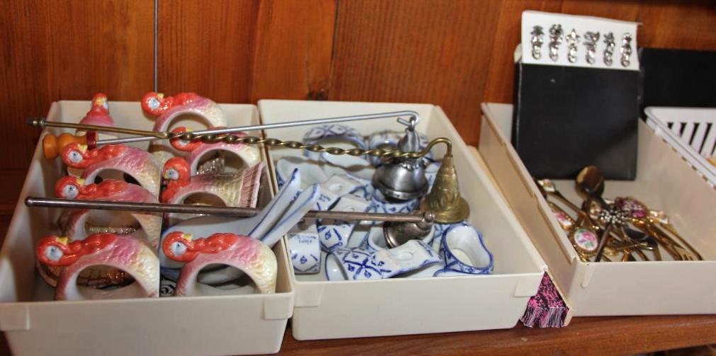 Napkin Rings, Candle Extinguishers, and Collector Spoons