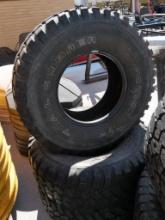 Three size 33x12.50R15LT Trail Climber Traction Tires