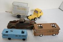 Two Tootsie Toy Campers & More