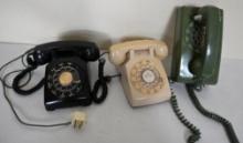 Three Vintage Phones