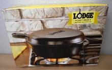 Lodge 3.2QT Cast Iron Combo Cooker