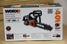 Worx 40V Cordless 12" Chainsaw