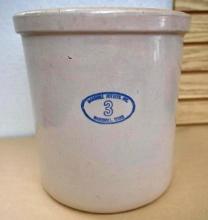 Marshall Pottery 3 Gallon Crock