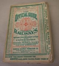 1953 Pratt & Whitney The Official Guide of the Railways Book