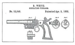 Three Facsimile Rollin White Patent Model Firearms