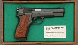 Custom Browning High-Power Semi-Auto Target Pistol Presented to Roy Jinks upon Being Named Outstandi