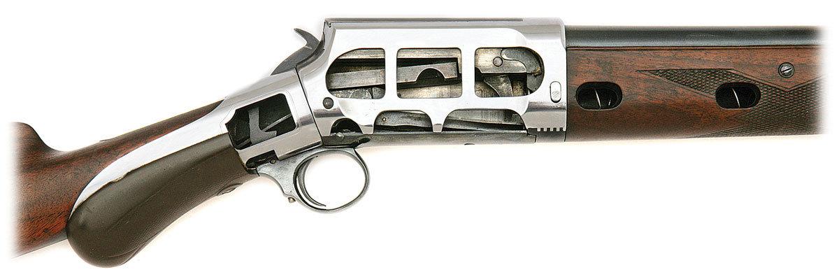 Extremely Rare Burgess Gun Co. Factory Cutaway Demonstrator Shotgun