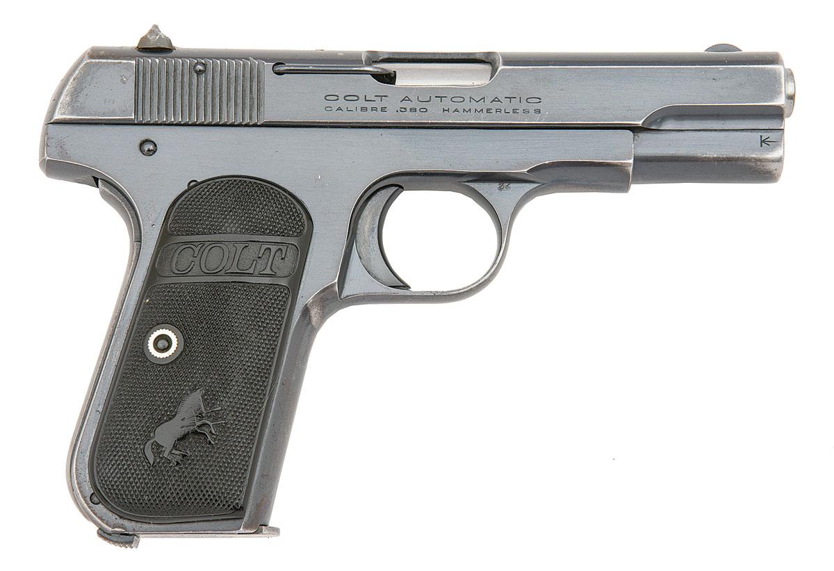 Colt Model 1908 Pocket Hammerless Semi-Auto Pistol