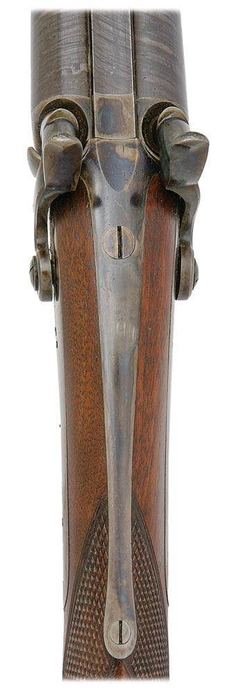 Beautiful Percussion Double Fowler by J.H. Foster of Chicago, Illinois