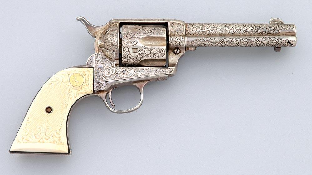 Custom Engraved Colt Single Action Army Revolver