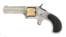 Factory Engraved Remington Smoot Revolver with Two-Tone Finish