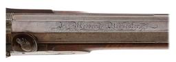 Wonderful Silver and Gold Mounted New York Percussion Sporting Rifle by Medbery of Rochester