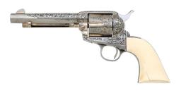 Custom Engraved Clint Finley Colt Single Action Army Revolver