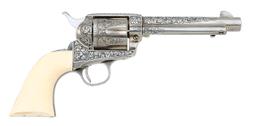 Custom Engraved Clint Finley Colt Single Action Army Revolver