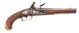 German Flintlock Belt Pistol by Johann Jacob Humburg
