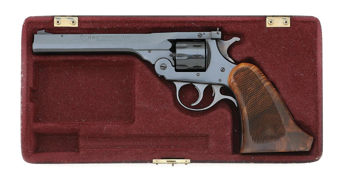 Fine Harrington & Richardson Model 999 Sportsman Double Action Revolver with Scarce Original Case