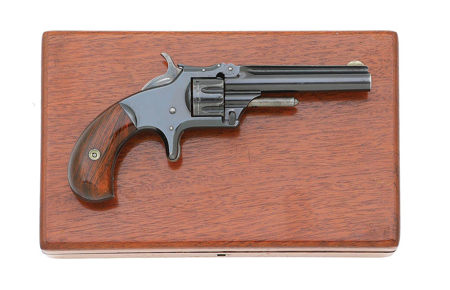 Fine Cased Smith & Wesson No. 1 Third Issue Revolver