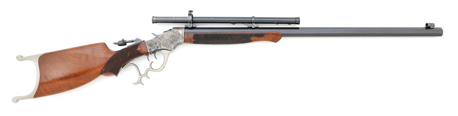 Wonderful Stevens-Pope No. 52 Ideal Schuetzen Junior Rifle