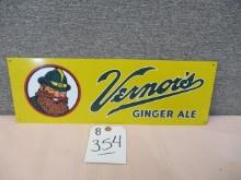 TIN VERNOR'S GINGER ALE SIGN
