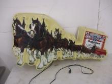 Poly Budweiser Clydesdales Sign