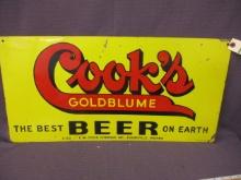 Cook's Glodblume Beer Sign