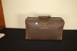 VINTAGE " STATE OF ILLINOIS DEPT. OF PUBLIC SAFETY " BRIEFCASE