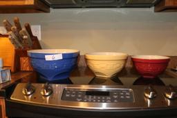 (3) Longaberger Bowls