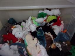 Large Group of Beanie Babies