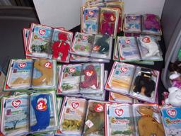 Large Group of Beanie Babies