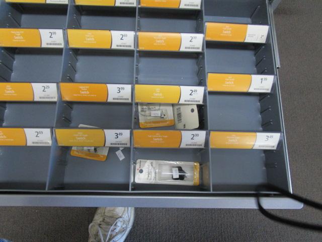 Cabinet and Contents of Electrical Connectors