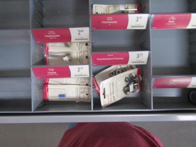 Cabinet and Contents of Electrical Connectors