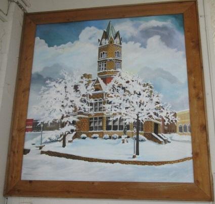 Clinton Courthouse Painting