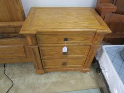 Lane Queen Bed Frame, Night Stand, Dresser and Mirror and Chest of Drawers