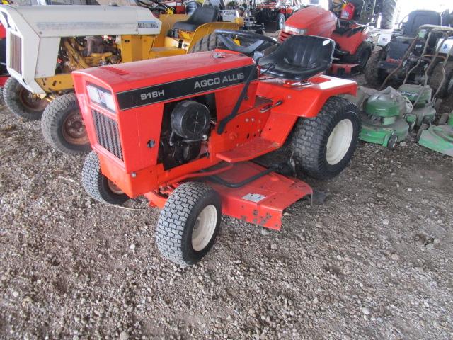 Agco Allis 912 with 918 Hood Lawn Tractor