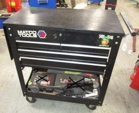 MATCO TOOL BOX ONLY, TOOLS ARE LOT #14