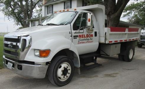 2006 FORD F650 PRO LOADER DUMP TRUCK