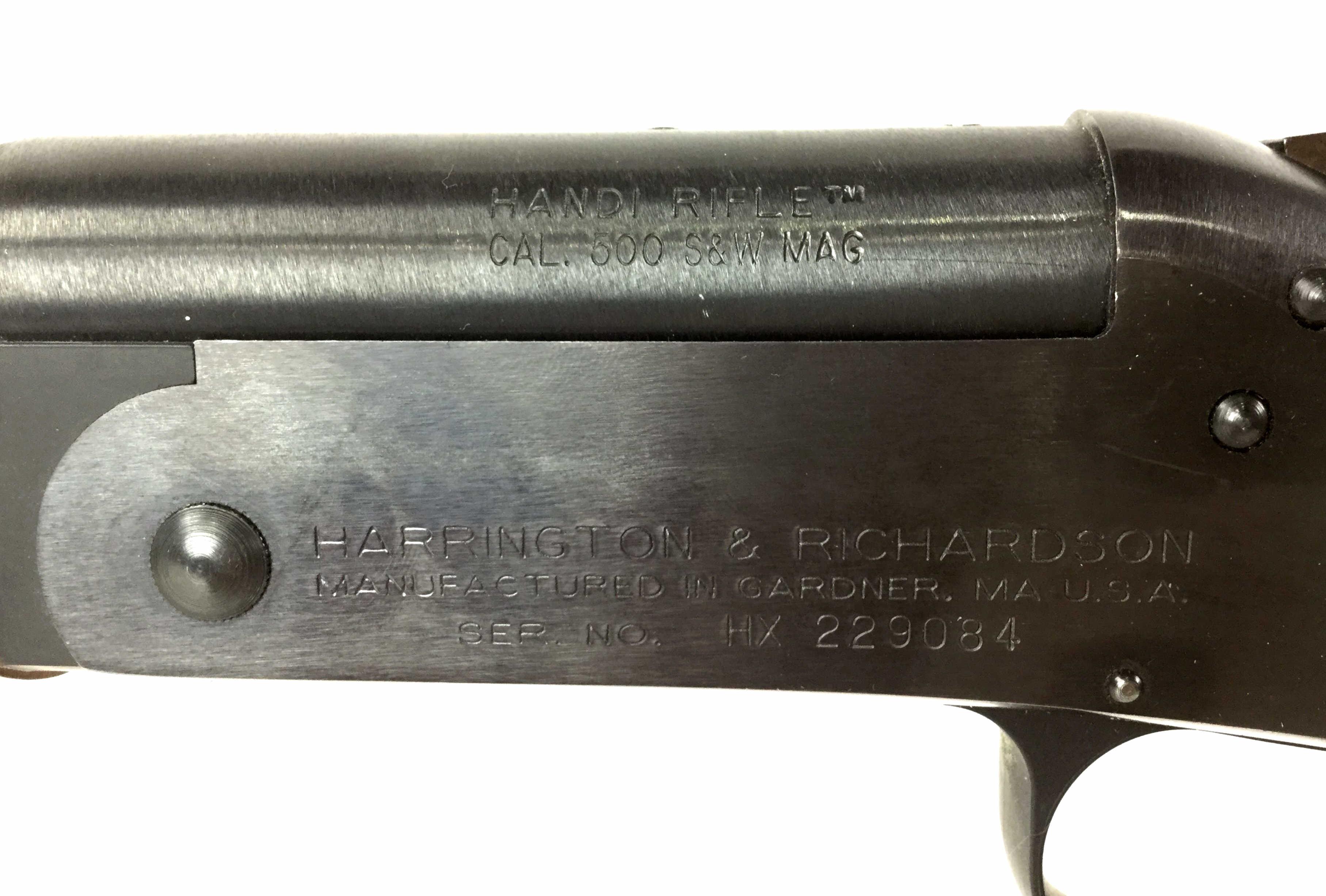 Harrington & Richard 500 S&w Mag Rifle
