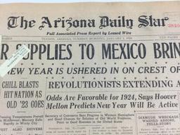 1924 Arizona Daily Star Newspapers