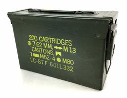 Approx. 25lbs. .22lr Ammo W/ Ammo Can