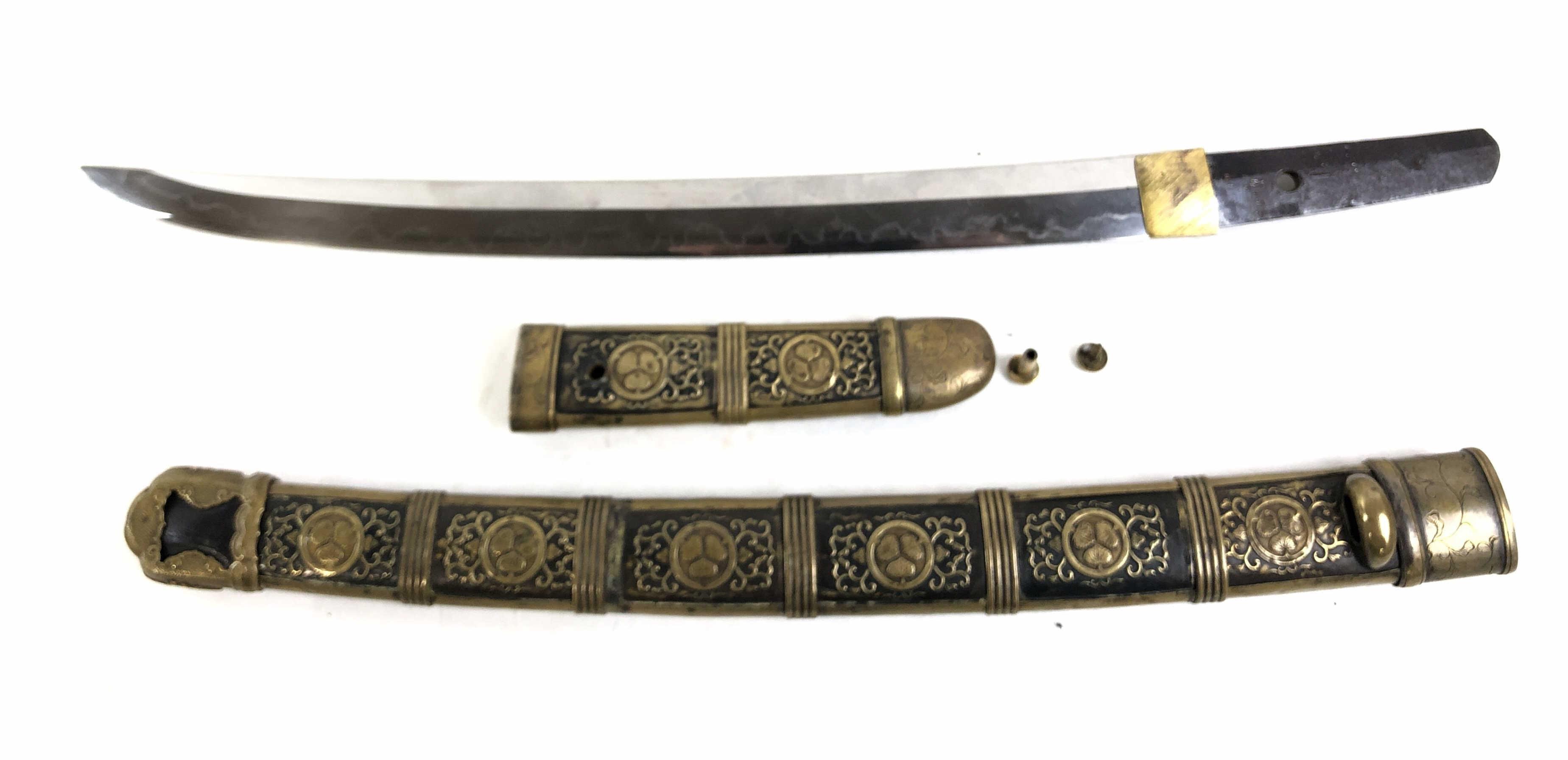 Antique Signed Japanese Wakizashi Sword