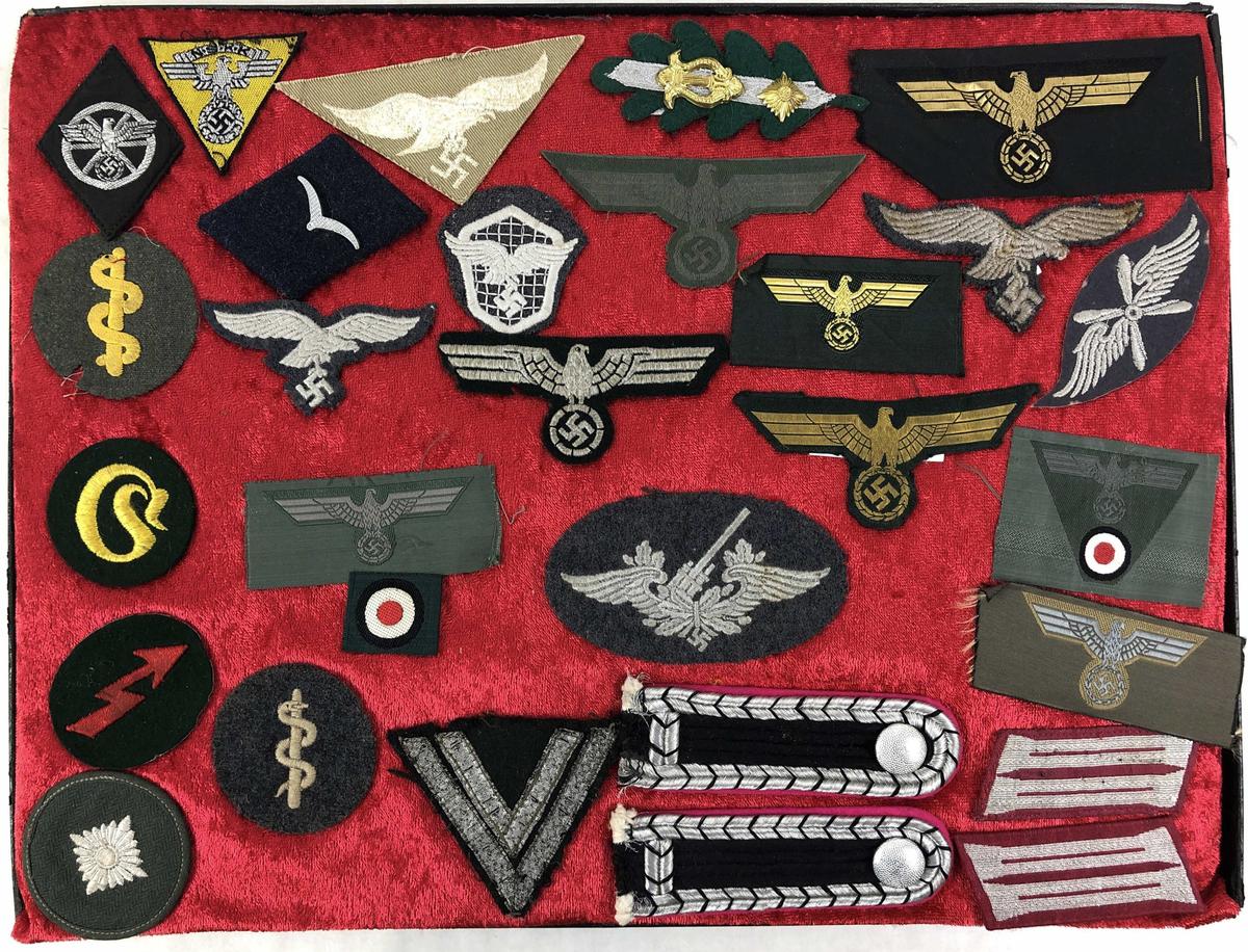 Vintage German Ww2 Cloth Patches & More