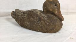 Group Of Vintage Carry-lite Papier-mâché Decoys